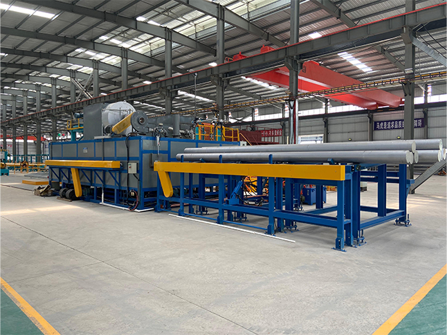 Dedicated aluminum rod heating furnace for aluminum extrusion production line
