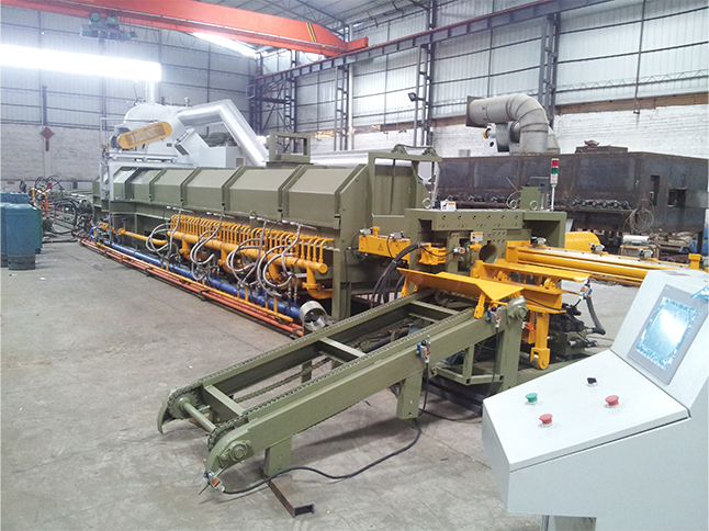 High-efficiency and energy-saving single aluminum rod uniform heating furnace