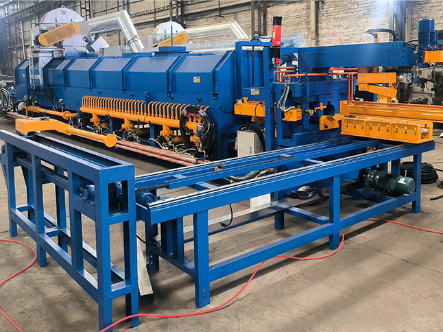 High-efficiency and energy-saving single aluminum rod uniform heating furnace